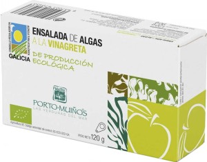 SALAD WITH SEA ALGES IN WINEGRET SAUCE BIO 120 g (90 g) (PACK) - PORTO MUINOS