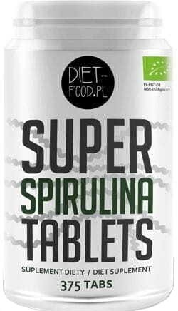 Spirulina w tabletkach 375 szt EKO Diet Food