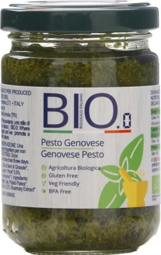 Pesto Genovese (Genoa) without gluten 130g EKO Gestal
