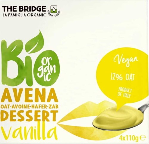 Oat dessert with vanilla 4x110g ECO The Bridge