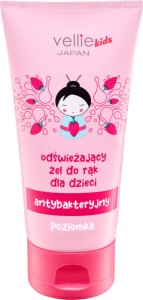 Hand gel for children wild strawberry 50 ml Vellie Japan