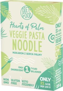 Palmhartnoedels glutenvrij BIO 225 g Diet-Food