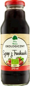STRAWBERRY SYRUP BIO 270 ml - DARY NATURY