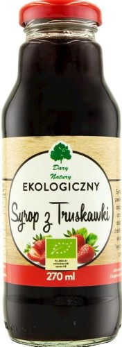 STRAWBERRY SYRUP BIO 270 ml - DARY NATURY