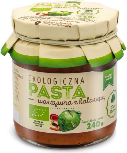 VEGETABLE PASTE KOHLRABI BIO 180 g - DARY NATURY
