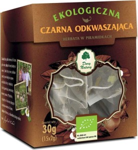 BLACK TEA DE-ACIDIFYING PIRAMIDS BIO (15 x 2 g) - DARY NATURY