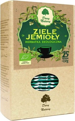 HERBATKA ZIELE JEMIOŁY BIO (25 x 2 g) - DARY NATURY