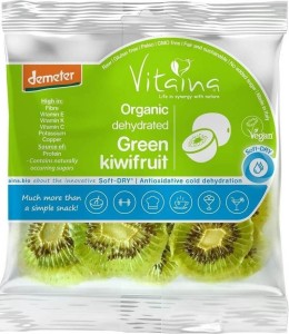 GREEN KIWI DRIED RAW GLUTEN-FREE BIO 28 g - VITAINA