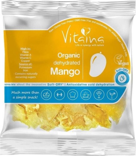 MANGO DRIED RAW GLUTEN-FREE BIO 28 g - VITAINA
