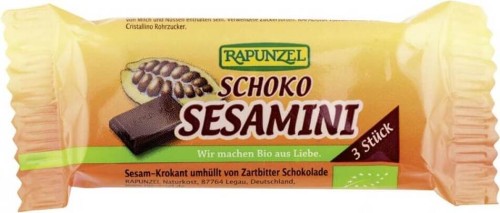 SESAME COOKIES IN CHOCOLATE BIO 27 g - RAPUNZEL