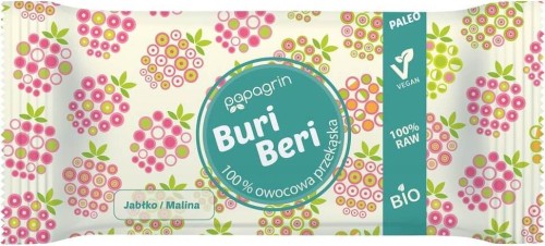 SNACK APPLE-RASPBERRY GLUTEN-FREE BIO 10 g - PAPAGRIN