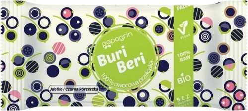 SNACK APPLE-BLACK CURRANT GLUTEN-FREE BIO 10 g - PAPAGRIN