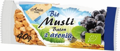 MUESLI BAR WITH CHOKEBERRY BIO 40 g - BIO ANIA