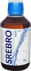 Colloidal Silver AG10 plastic bottle 300ml Nelfarma