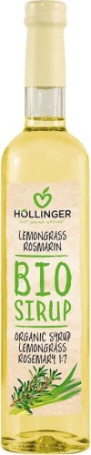 LEMONGRASS-ROSEMARY SYRUP BIO 500 ml - HOLLINGER