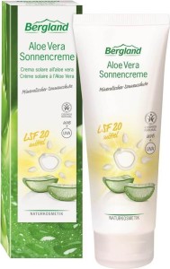PROTECTIVE CREAM AGAINST SUN WITH ALOE (SPF 20) 100 ml - BERGLAND