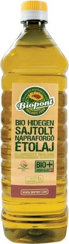 Deodorized sunflower oil BIO 1 l (pet) - Biopont