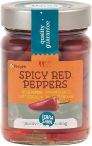 RED PEPPERS SPICY BIO 220 g - TERRASANA