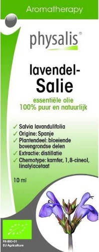 ESSENTIAL OIL LAVENDELSALIE (SAGE LAVENDER-LEAF) BIO 10 ml - PHYSALIS