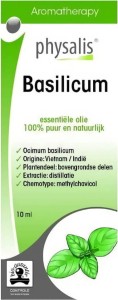 OLEJEK ETERYCZNY BAZYLIA POSPOLITA (BASILICUM) EKO 10 ml - PHYSALIS