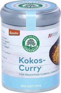 KOKOSNOOT CURRY BIO SPICE 65 g - LEBENSBAUM