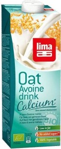 Boisson d'avoine avec du calcium d'algues marines BIO 1 l - Lima