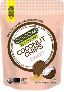 COCONUT CHIPS SWEET FRIED GLUTEN-FREE BIO 40 g - COCOMI