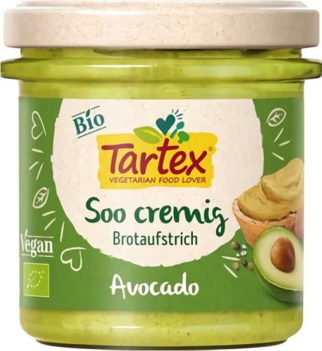 CREAM PASTE AVOCADO GLUTEN-FREE BIO 140 g - TARTEX