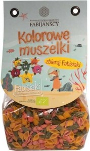PASTA (MAS + ERWTEN + LENS) BIO GLUTENVRIJE SCHELLEN 250 g - FABIJAŃSCY (FABISIAKI)