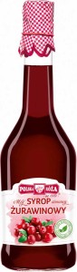 Cranberrysiroop 500 ml Polska Róża