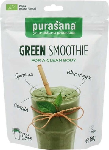 SMOOTHIE GREEN LACTOSE-FREE, GLUTEN-FREE BIO 150 g - PURASANA