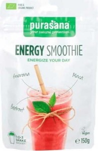 SMOOTHIE ENERGY LACTOSE-FREE, GLUTEN-FREE BIO 150 g - PURASANA