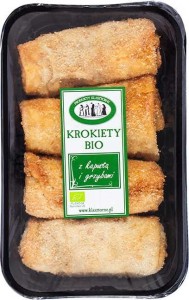 Krokiety z kapustą i grzybami BIO 400 g  Produkty Klasztorne