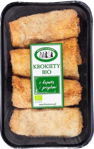 Krokiety z kapustą i grzybami BIO 400 g  Produkty Klasztorne