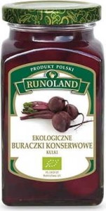 BOULES DE BETTERAVES EN CONSERVE BIO 300 g (180 g) - RUNOLAND