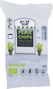 ROASTED GLUTEN-FREE FLAX CHIPS BIO 45 g - GOOD STUFF