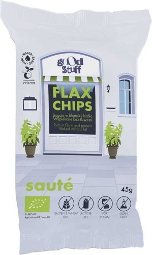 ROASTED GLUTEN-FREE FLAX CHIPS BIO 45 g - GOOD STUFF