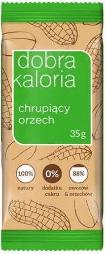 Krokante noten fruitreep 35 g Dobra Kaloria
