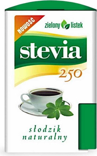 Słodzik 250 tabletek Stevia Zielony Listek Domos