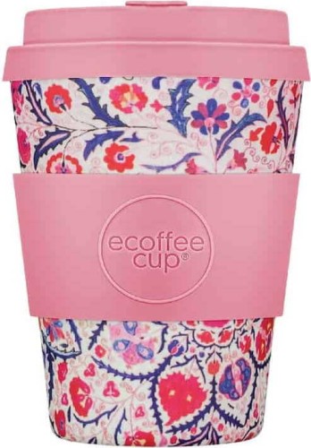 Becher aus Bambus und Maisfaser Papa Rosa 350 ml - ECOFFEE CUP