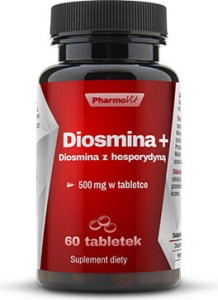Diosmina 500mg with hesperedin 60 capsules PharmoVit