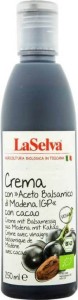 Crème van balsamicoazijn uit Modena IGP met cacao BIO 250 ml Laselva