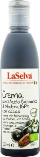 Crème van balsamicoazijn uit Modena IGP met cacao BIO 250 ml Laselva