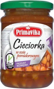 Chickpeas in tomatoes 280 g Primavika