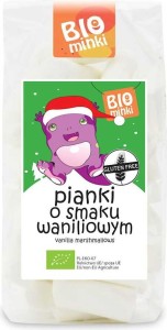 PIANKI O SMAKU WANILIOWYM BEZGLUTENOWE BIO 120 g - BIOMINKI (EDYCJA ŚWIĄTECZNA)
