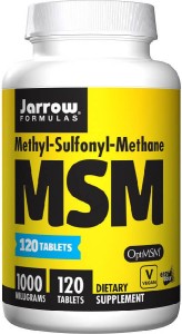 Azufre orgánico OptiMSM Metylosulfonylometan MSM Methyl-Sulfonyl-Methane 120 tabletek Jarrow Formulas