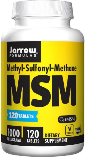 Azufre orgánico OptiMSM Metylosulfonylometan MSM Methyl-Sulfonyl-Methane 120 tabletek Jarrow Formulas