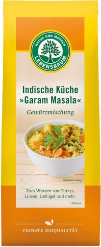 CONDIMENTO GARAM MASALA BIO 40 g - LEBENSBAUM