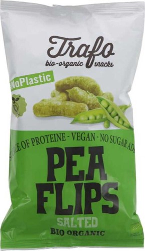 Chips aus grünen Erbsen BIO 75 g - TRAFO