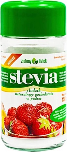 Słodzik puder 150 g Stevia Zielony Listek